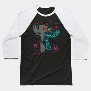 Robot Guts Baseball T-Shirt